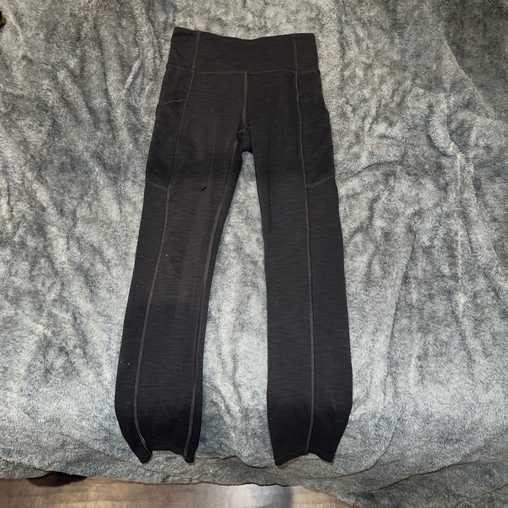 gray lululemon leggings size 2